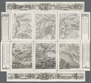 Die Belagerung von La Rochelle von Israël Henriet