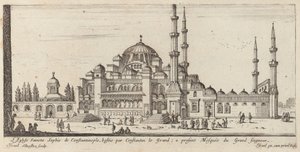 Die Kirche Hagia Sophia in Konstantinopel, erbaut von Konstantin dem Großen; jetzt Moschee des Großherrn von Israël Silvestre