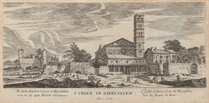 S. Croce in Gerusalemme von Israël Silvestre