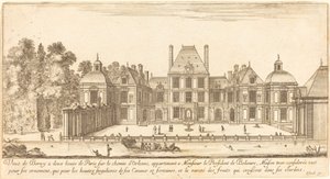 Ansicht von Berny, zwei Meilen von Paris auf dem Weg nach Orléans