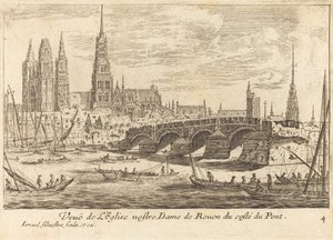 Ansicht der Kirche Notre Dame de Rouen