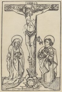 Christus am Kreuz von Italian 15th Century or Master I.D.