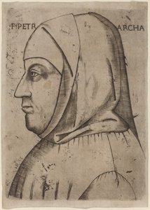 Porträt von Petrarca von Italian 16th Century