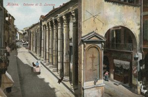 Säulen von San Lorenzo, Mailand von Italian Photographer