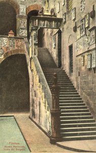 Florenz, Italien, Bargello, Treppe