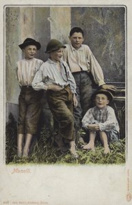 Italienische Straßenkinder von Italian Photographer
