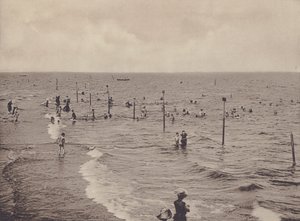 Lido, Bagni Di Mare (s/w Foto)