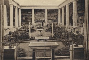 Neapel: Pompeji, Casa Dei Vetti (s/w Foto) von Italian Photographer