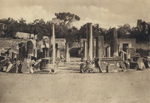Neapel: Pozzuoli, Tempio Di Serapide (s/w Foto)