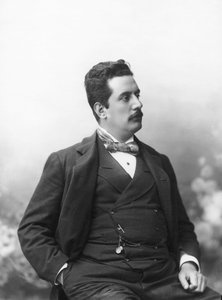 Porträt von Giacomo Puccini, ca. 1900