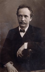 Porträt des deutschen Komponisten Richard Strauss (1864-1949) von Italian Photographer
