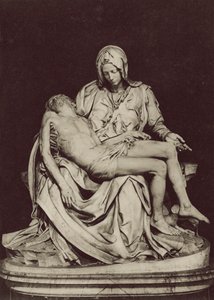 Petersdom im Vatikan, Die Pietà (Michelangelo) von Italian Photographer