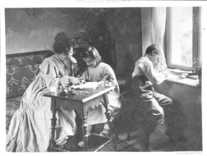Die Lesestunde, 1905