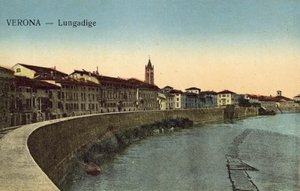 Verona, Italien, Lungadige