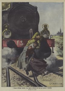 Eine Tragödie der schwesterlichen Liebe: Ein Mädchen wird von einem Zug getötet, als sie ihren kleinen Bruder rettet