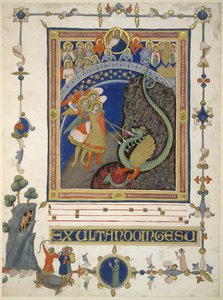 St. Michael und seine Engel im Kampf mit dem Drachen und seinem Heer