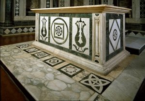 Altar der Apsis aus Marmor von Italian School