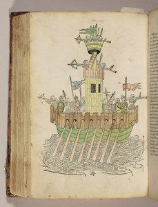 Eine Illustration aus De re militari (Über die Militärkunst) von Robertus Valturius (1413-1484)