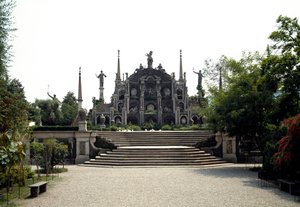 Barockpalast von Vitaliano I Borromeo aus dem Jahr 1632, Isola Bella, Lago Maggiore, Italien