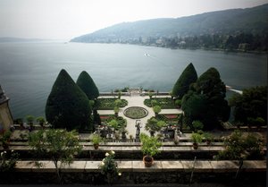 Barockpalast von Vitaliano I Borromeo aus dem Jahr 1632, Isola Bella, Lago Maggiore, Italien