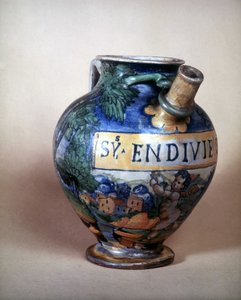 Keramikkrug von Urbin. 16. Jahrhundert. Museo del Castello, Mailand
