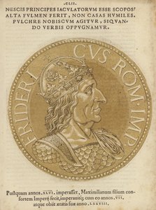 Münze mit dem Bild von Maximilian I.