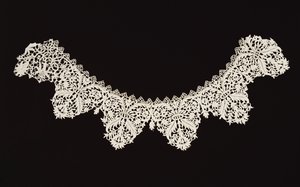 Kragen, aus Venedig, 1625-50 (Leinen und Nadelspitze)