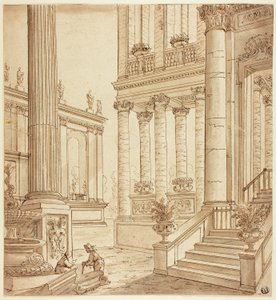 Kolonnadenportikus von Italian School