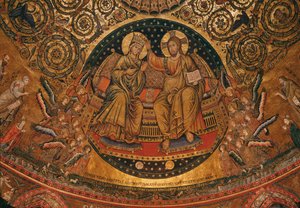 Krönung der Jungfrau, 1296 von Italian School