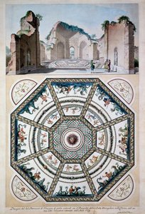 Entwurf für einen achteckigen Mosaikboden, 1779