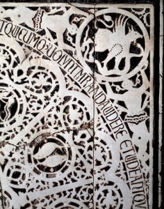 Detail des ursprünglichen Marmorbodens 11.-13. Jahrhundert