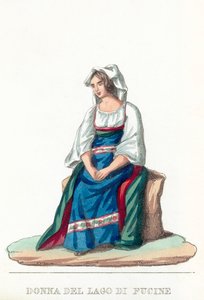 Donna Del Lago Di Fucine von Italian School