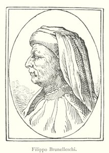 Filippo Brunelleschi (Stich) von Italian School