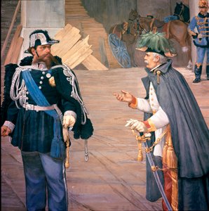 Erster Italienischer Unabhängigkeitskrieg: Die Schlacht von Novara am 13.09.1849 von Italian School