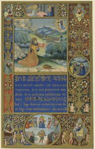 Erste Seite eines Psalters von Sinibaldo aus Perugia