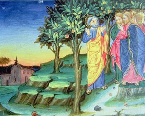 Christus geht zum Gebet auf den Ölberg von Italian School
