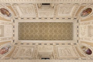 Vier Jahreszeiten und Decke von Italian School