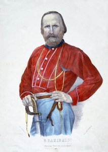 Garibaldi, Illustration aus Die Geschichte Italiens