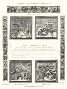 Die Türen des Baptisteriums, Lorenzo Ghiberti von Italian School