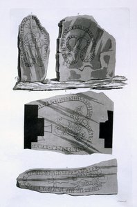 Gnistad-Bronzen, ca. 1820er-30er Jahre (farbige Gravur)