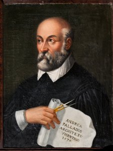 Gästeunterkünfte: Porträt des Architekten und Szenografen Andrea Palladio von Italian School