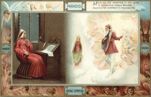 Illustration für Dantes Die Göttliche Komödie von Italian School