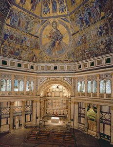 Innenansicht des Baptisteriums von Florenz