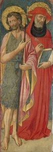 Johannes der Täufer und St. Hieronymus, ca. 1430 von Italian School