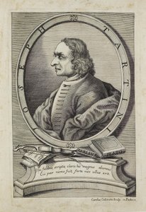 Joseph Tartini, graviert von Carlo Calcinotto (tätig 1763), ca. 1763