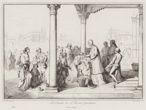 Die Barmherzigkeit des S. Lorenzo Giustiniani von Italian School
