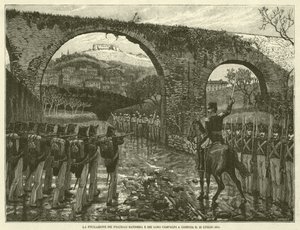 Die Erschießung der Brüder Bandiera und ihrer Gefährten in Cosenza am 25. Juli 1844 (Gravur) von Italian School