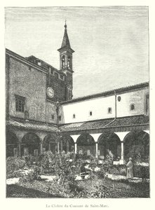 Der Kreuzgang des Klosters von San Marco