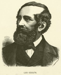 Luigi Kossuth (Gravur) von Italian School