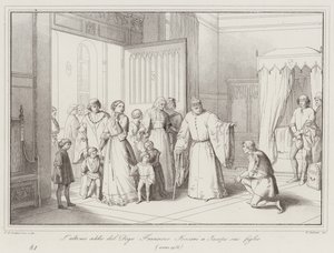 Der letzte Abschied des Dogen Francesco Foscari von seinem Sohn Jacopo